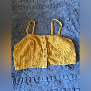 🌟 Kendall and Kylie crop top denim button up